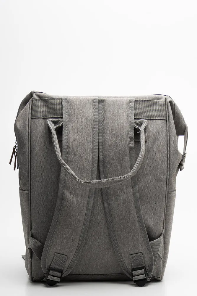 Backpack Nappy Bag Grey