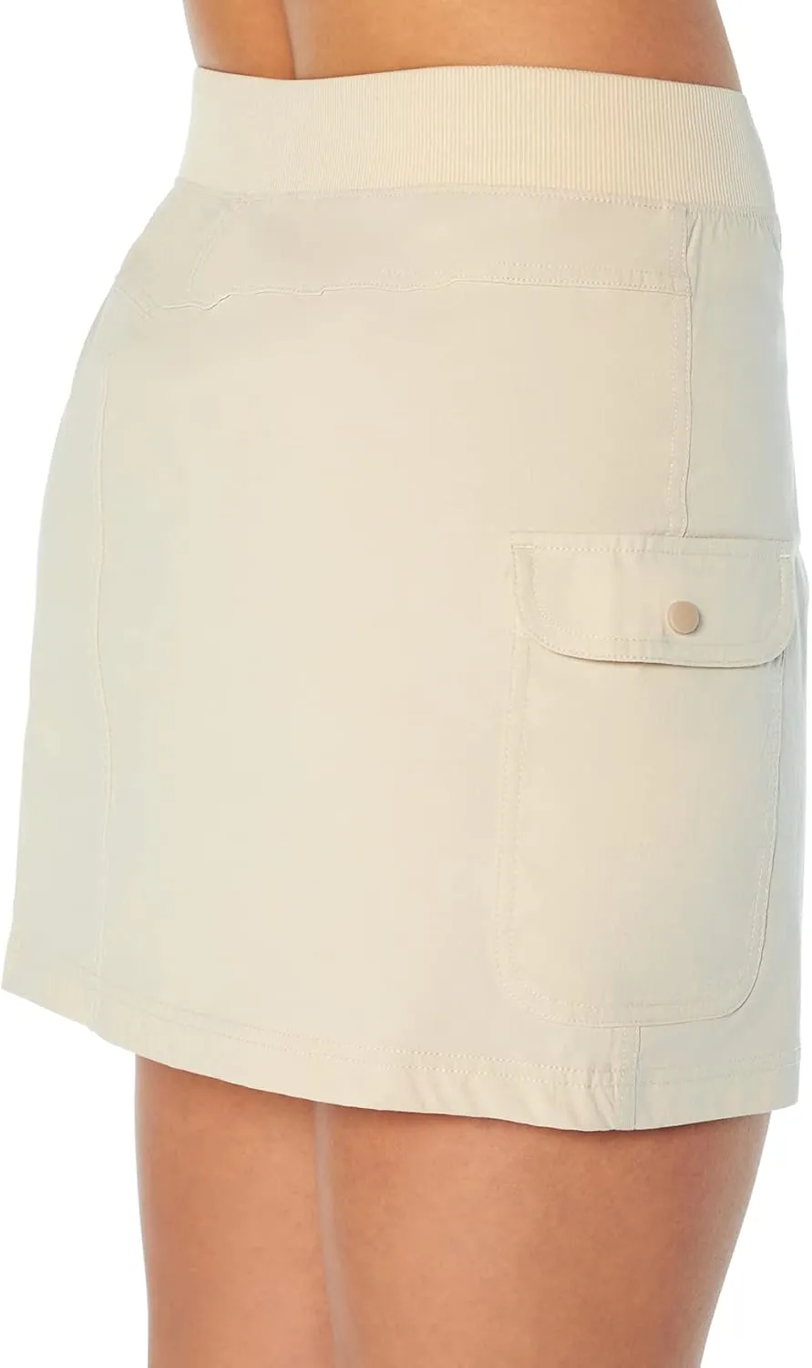 Balance Collection Women's Emily Woven Snap Pocket Skort