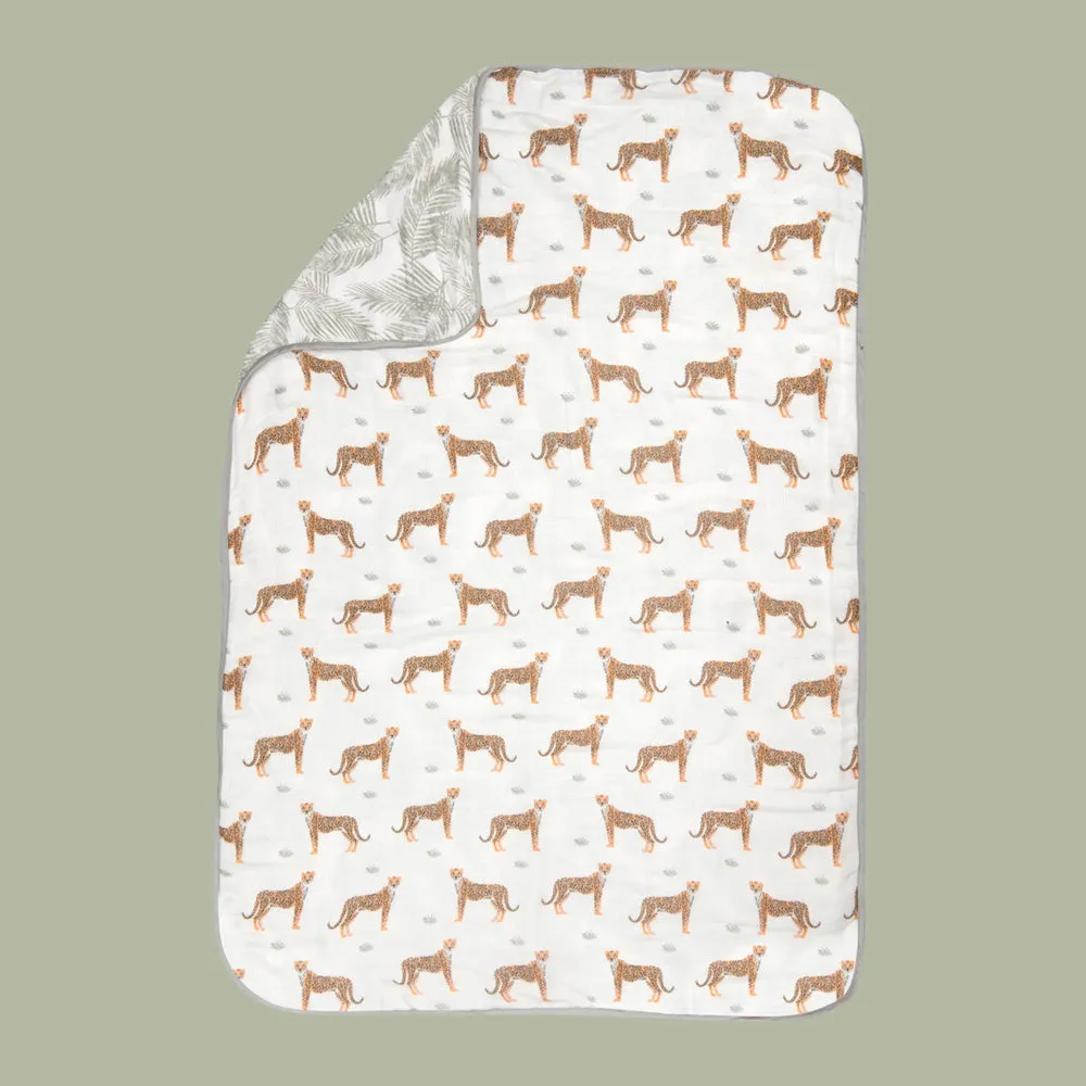 Bamboo Muslin Blanket - Safari