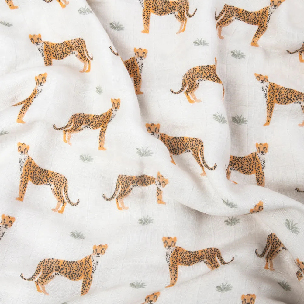 Bamboo Muslin Blanket - Safari