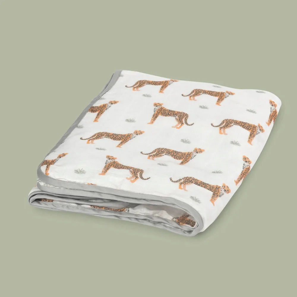 Bamboo Muslin Blanket - Safari
