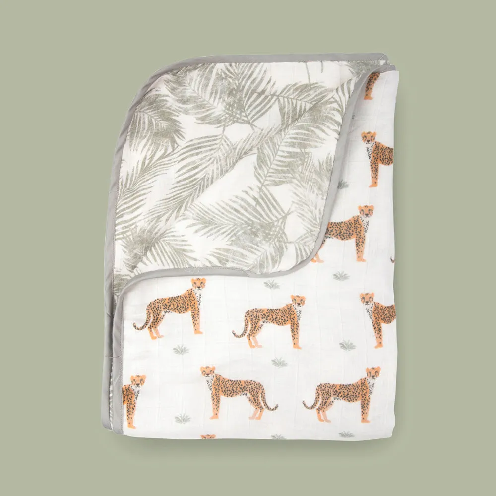 Bamboo Muslin Blanket - Safari