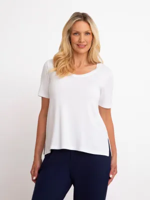 Bamboo Scoop Neck Top