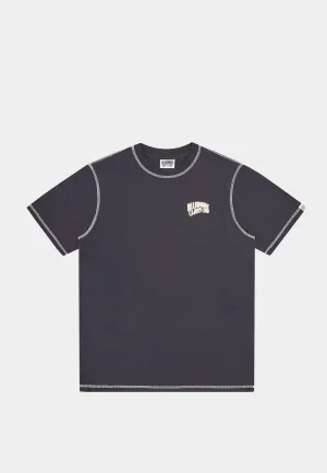 Bbc Puff Small Arch Logo Contrast Stitch Tshirt Navy