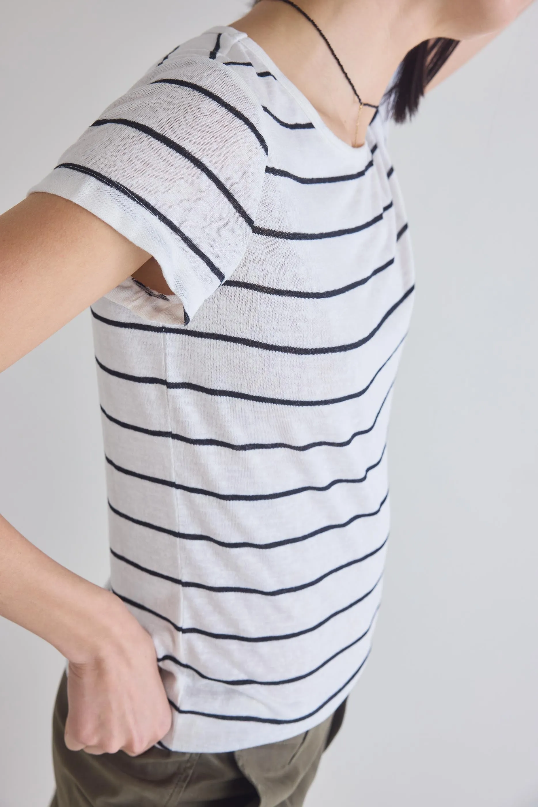 Between The Lines Short Sleeve Lounge Shirt