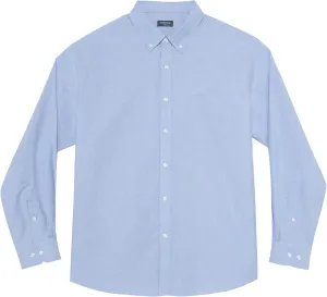 Big and Tall Oxford Dress Shirt for Men Button Down Shirts Long Sleeve Casual Shirt from XXL(T) to 6XL(T)