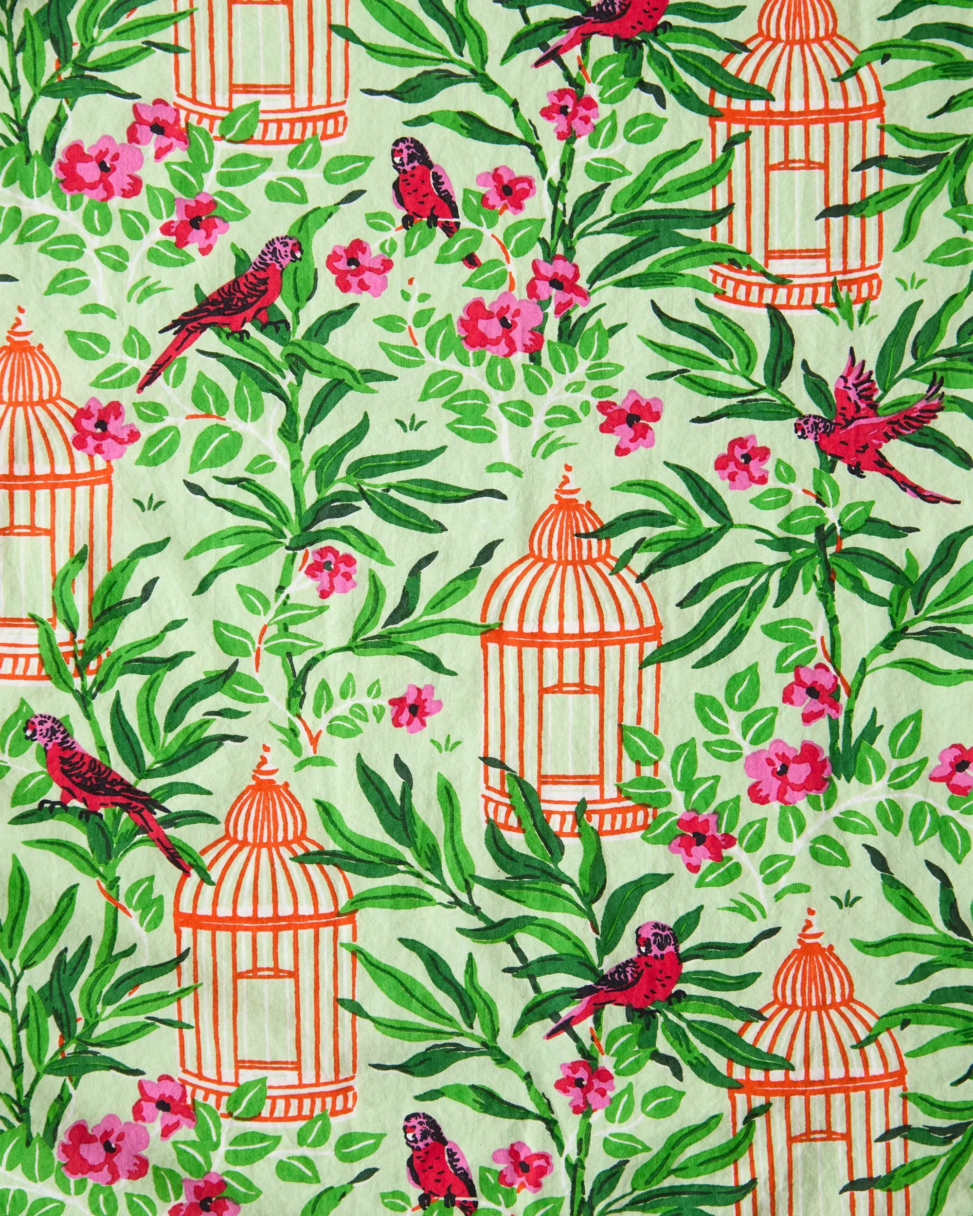 Birds of a Feather - Pintuck Nightgown - Kiwi Slice