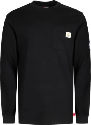 BOCOMAL FR Shirts Crewneck 7oz Midweight Flame Resistant Clothing NFPA2112 CAT2 Men's Fire Retardant Work Shirt