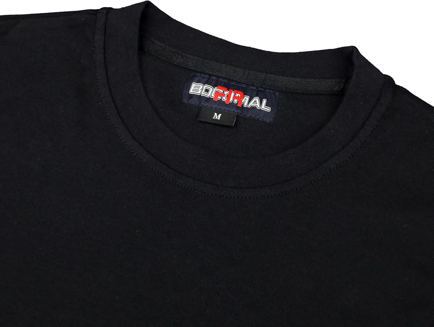 BOCOMAL FR Shirts Crewneck 7oz Midweight Flame Resistant Clothing NFPA2112 CAT2 Men's Fire Retardant Work Shirt