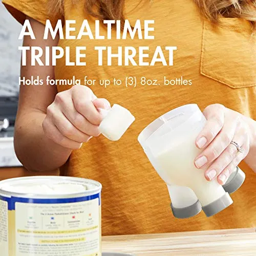 Boon TRIPOD Formula Container   MIX Silicone Formula Mixer (3pk)