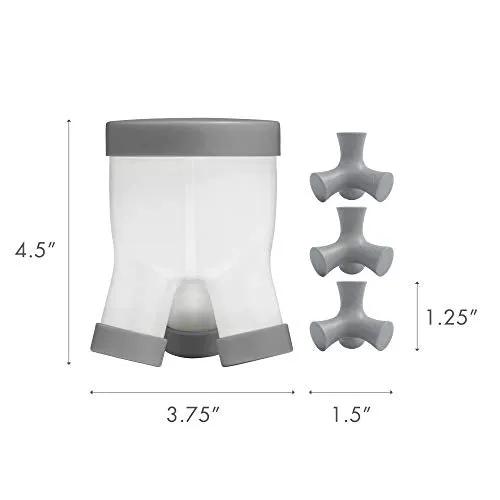Boon TRIPOD Formula Container   MIX Silicone Formula Mixer (3pk)