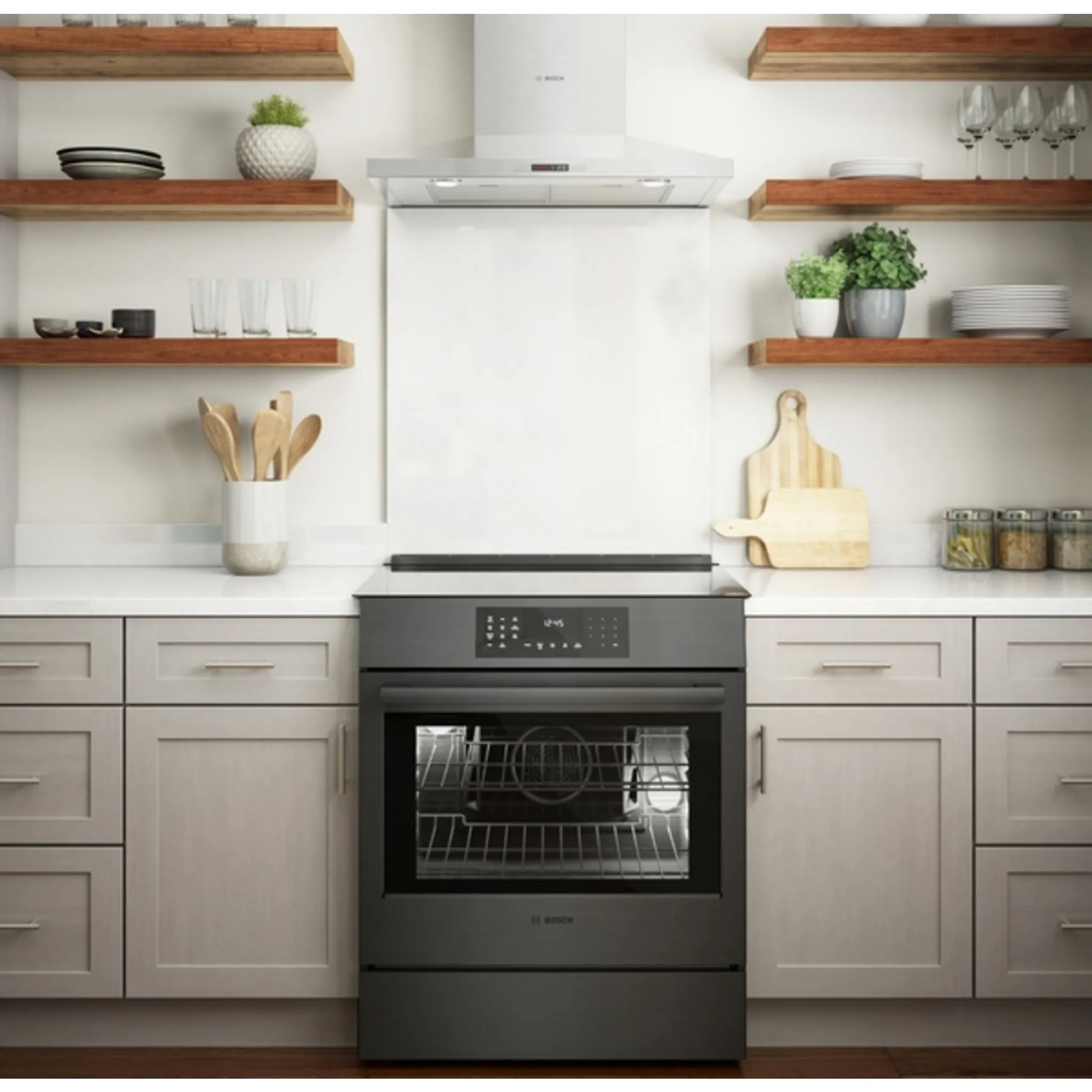 Bosch Induction Range (HII8047C) - Black Stainless Steel