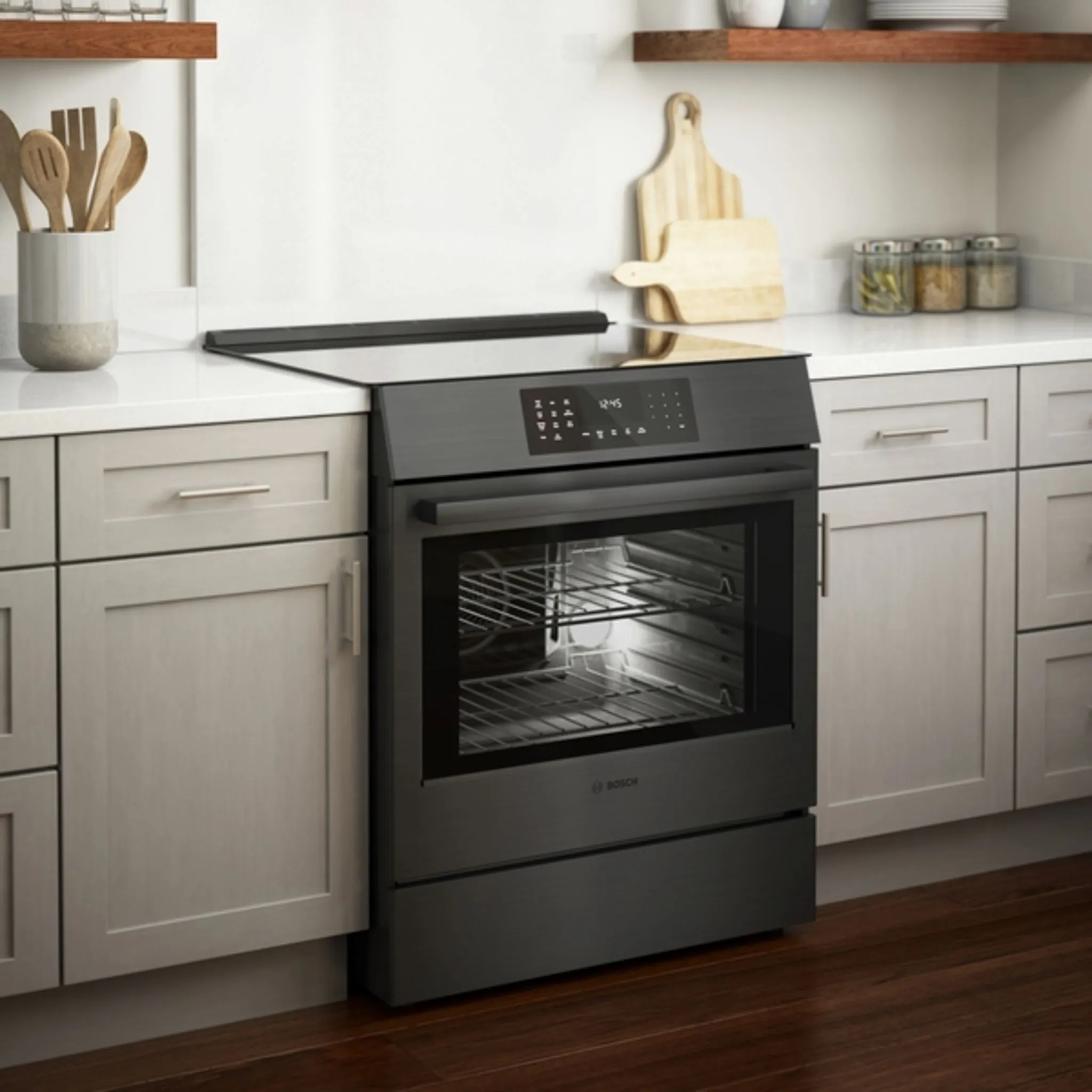 Bosch Induction Range (HII8047C) - Black Stainless Steel