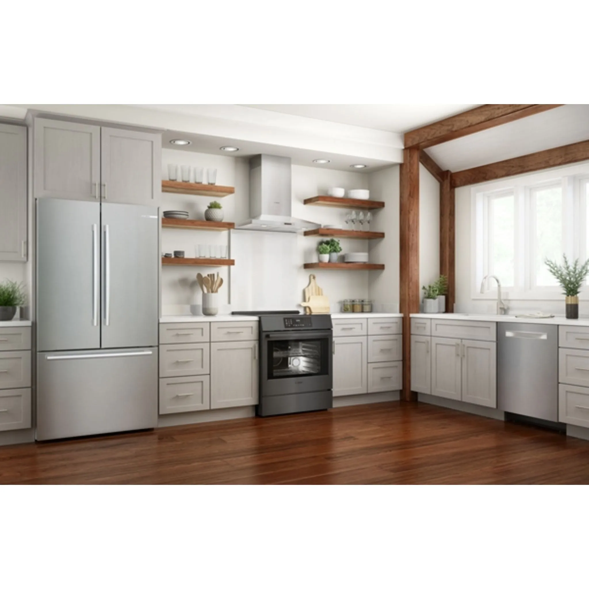 Bosch Induction Range (HII8047C) - Black Stainless Steel