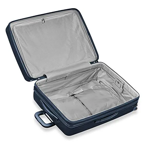 Briggs & Riley Sympatico-Hardside CX Expandable Medium Checked Spinner Luggage, Matte Navy, 27-Inch