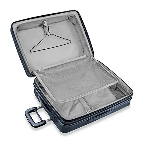 Briggs & Riley Sympatico-Hardside CX Expandable Medium Checked Spinner Luggage, Matte Navy, 27-Inch