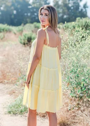 Buttercup Yellow Muslin Sundress