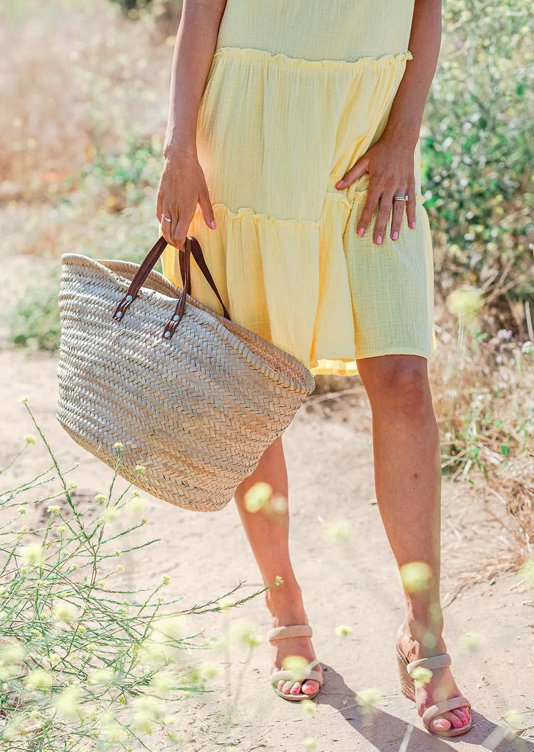 Buttercup Yellow Muslin Sundress