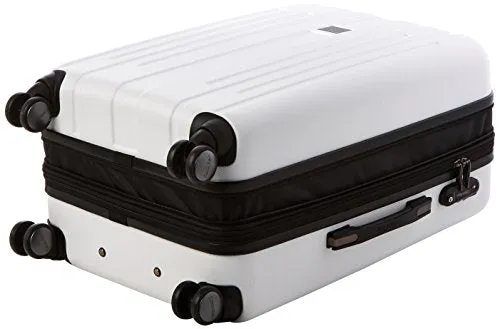 Calvin Klein Cortlandt 3.0 24 Inch Upright Suitcase, White, One Size