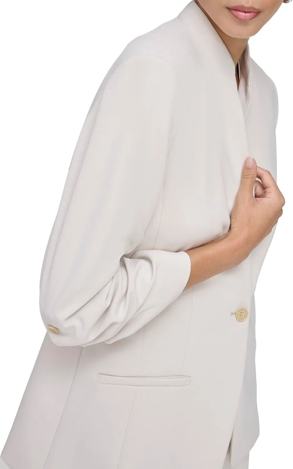 Calvin Klein Women's One Button Closure Wear to Work Suits Blazer