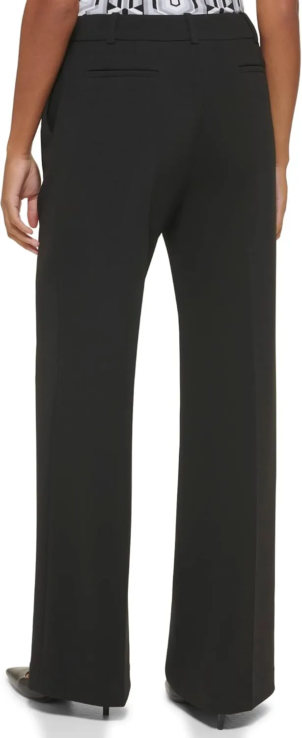 Calvin Klein Women's Zipper Fly Stretch Wear to Work Suits Pant