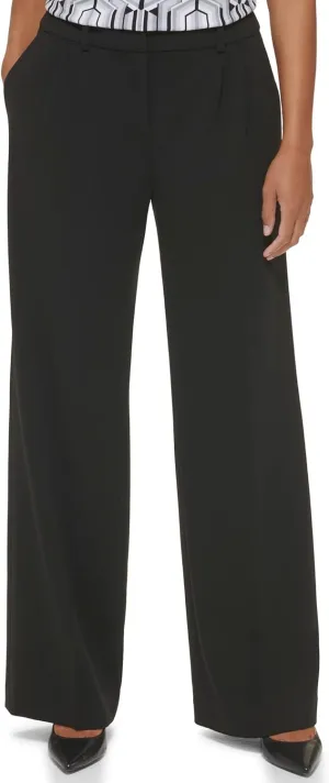 Calvin Klein Women's Zipper Fly Stretch Wear to Work Suits Pant