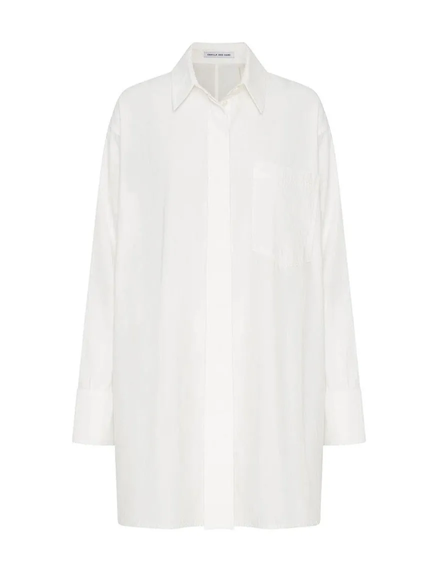 Camilla and Marc Bruno Shirt Dress in Cream