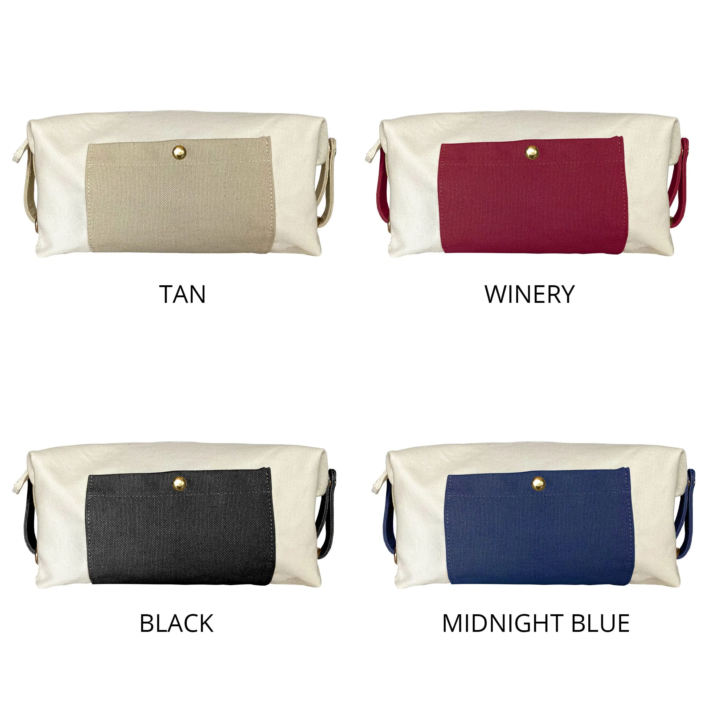 Canvas Toiletry Bag (Winery)