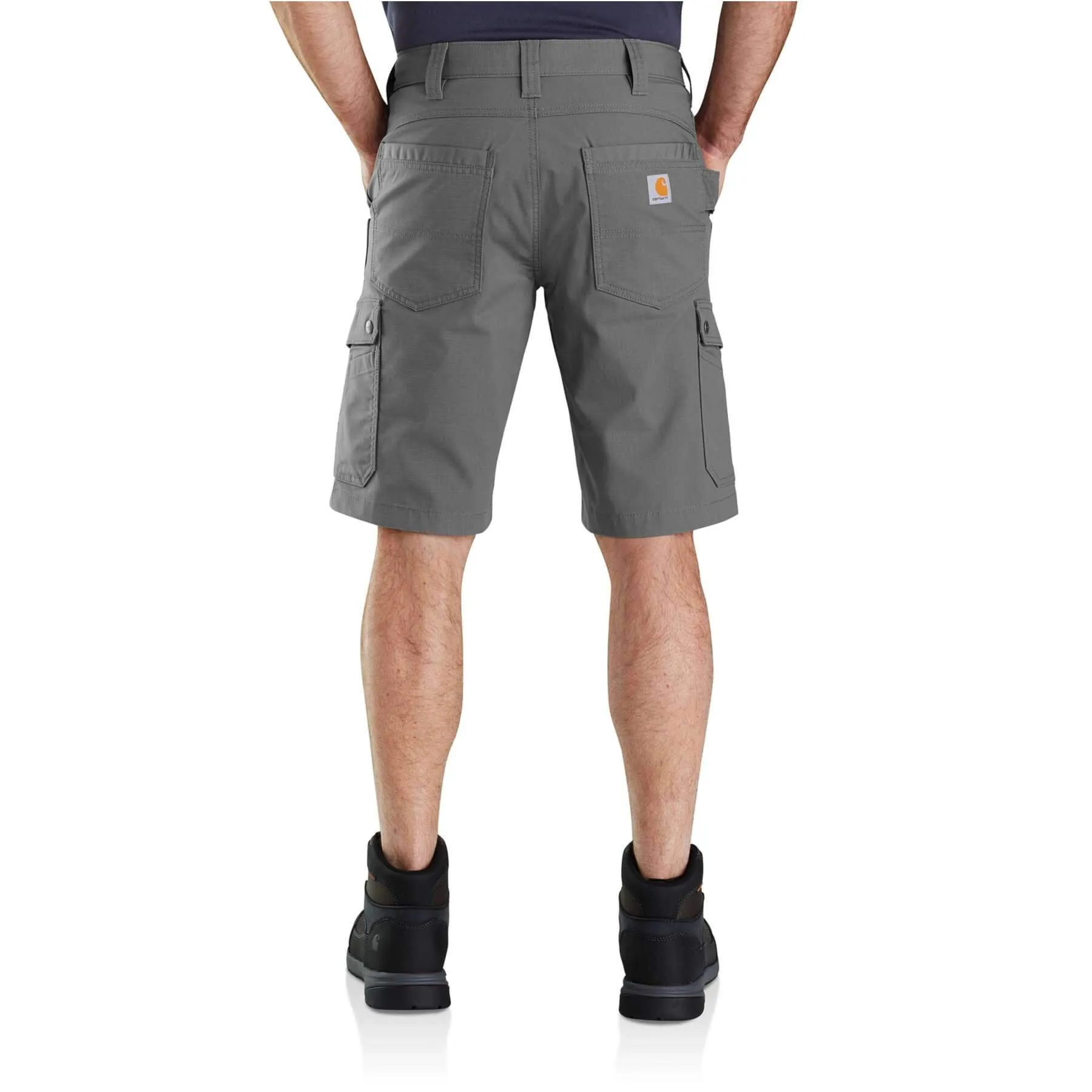 Carhartt Steel Relaxed Fit 12 Inch Stretch Ripstop Cargo Work Shorts 104727