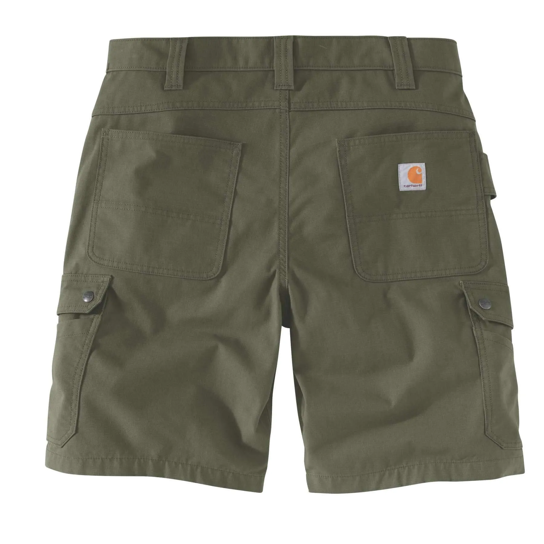 Carhartt Steel Relaxed Fit 12 Inch Stretch Ripstop Cargo Work Shorts 104727