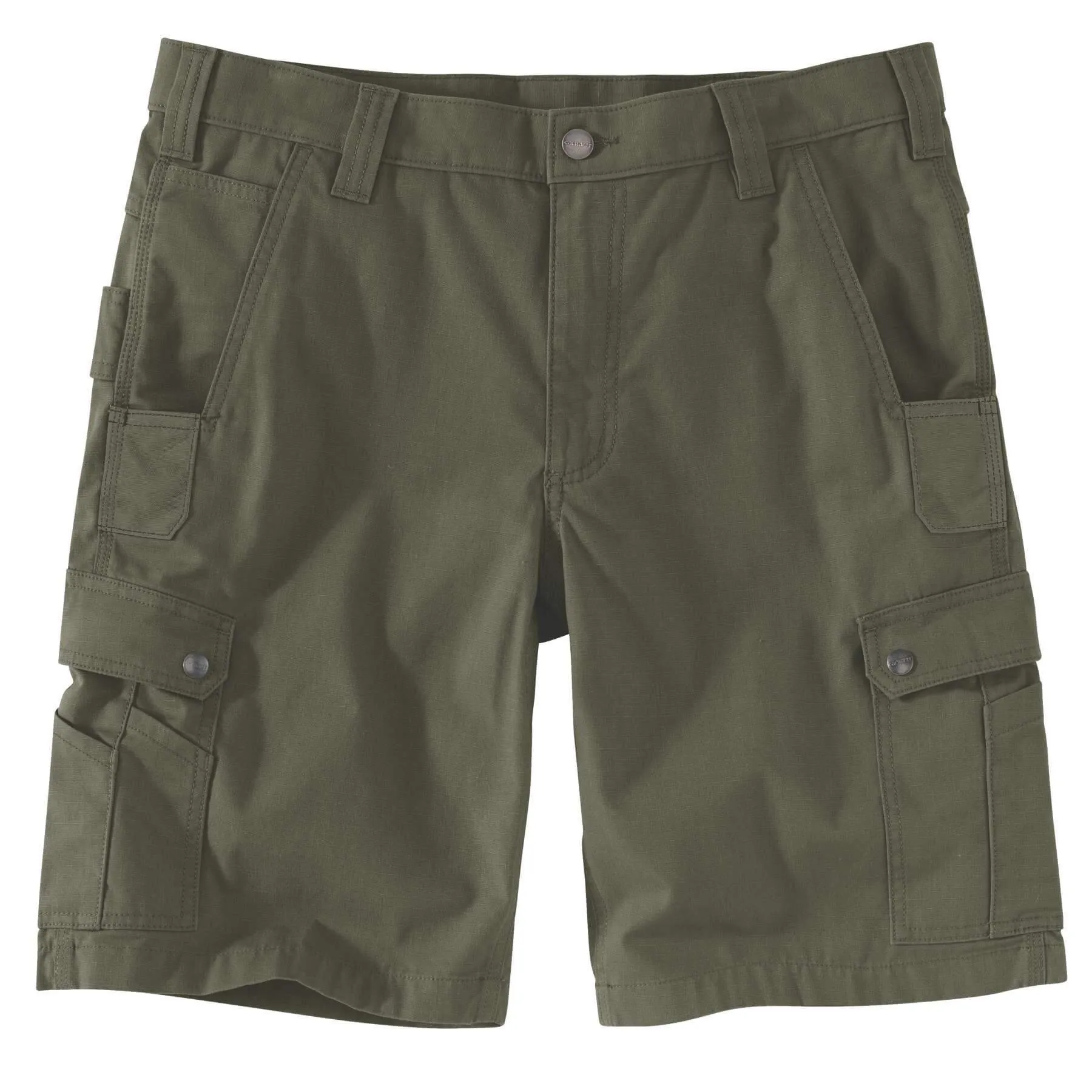Carhartt Steel Relaxed Fit 12 Inch Stretch Ripstop Cargo Work Shorts 104727