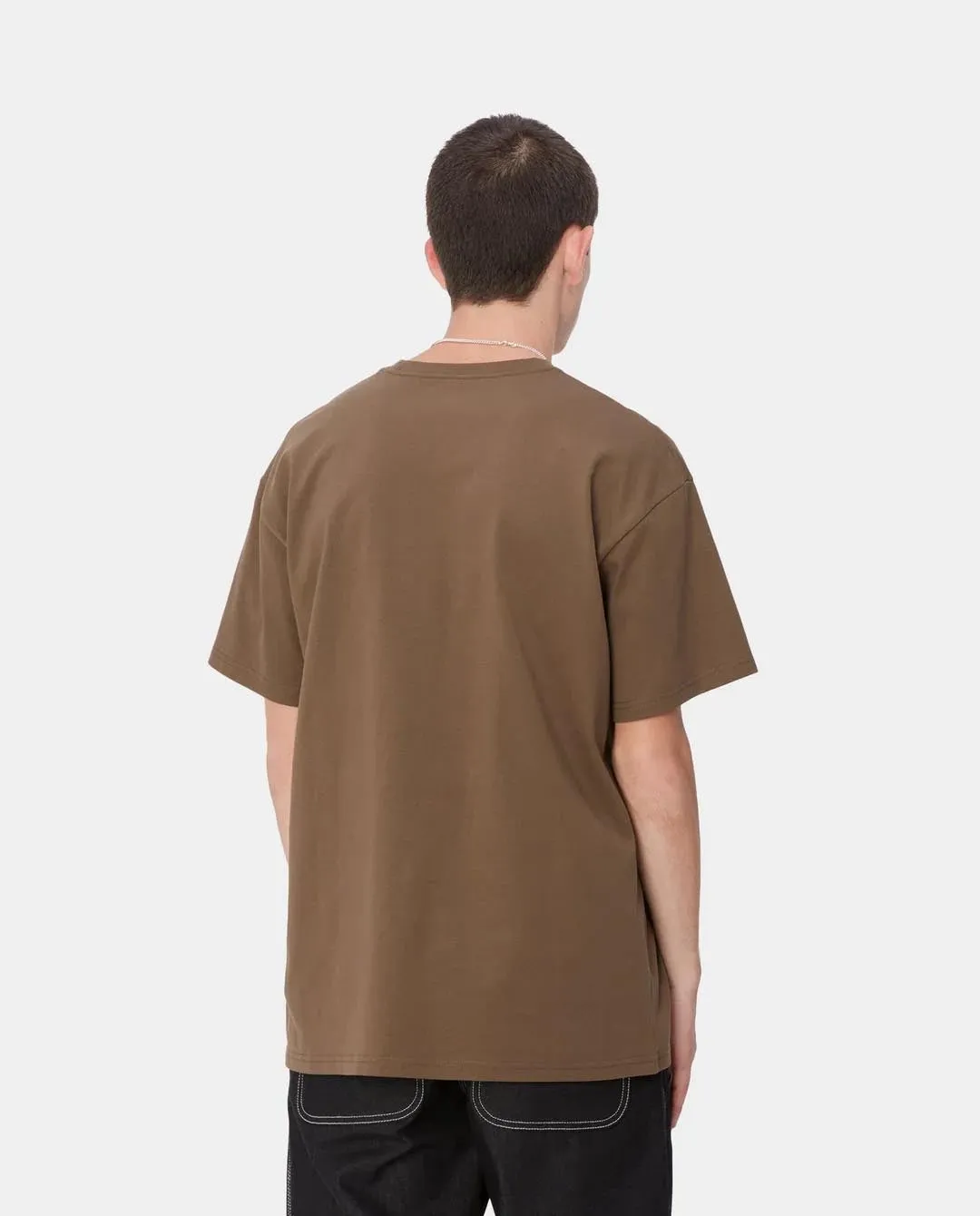 Carhartt WIP - Chase T-Shirt - Chocolate/Gold