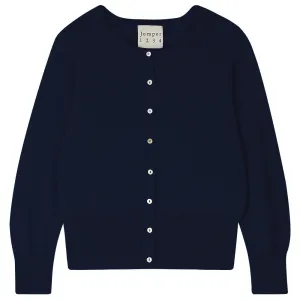 Cashmere Cardigan in Navy