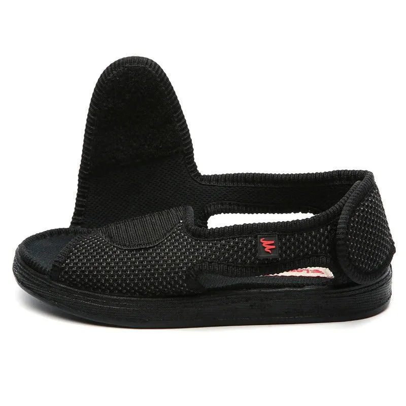 Chelsea Wide Feet Sandals - Black