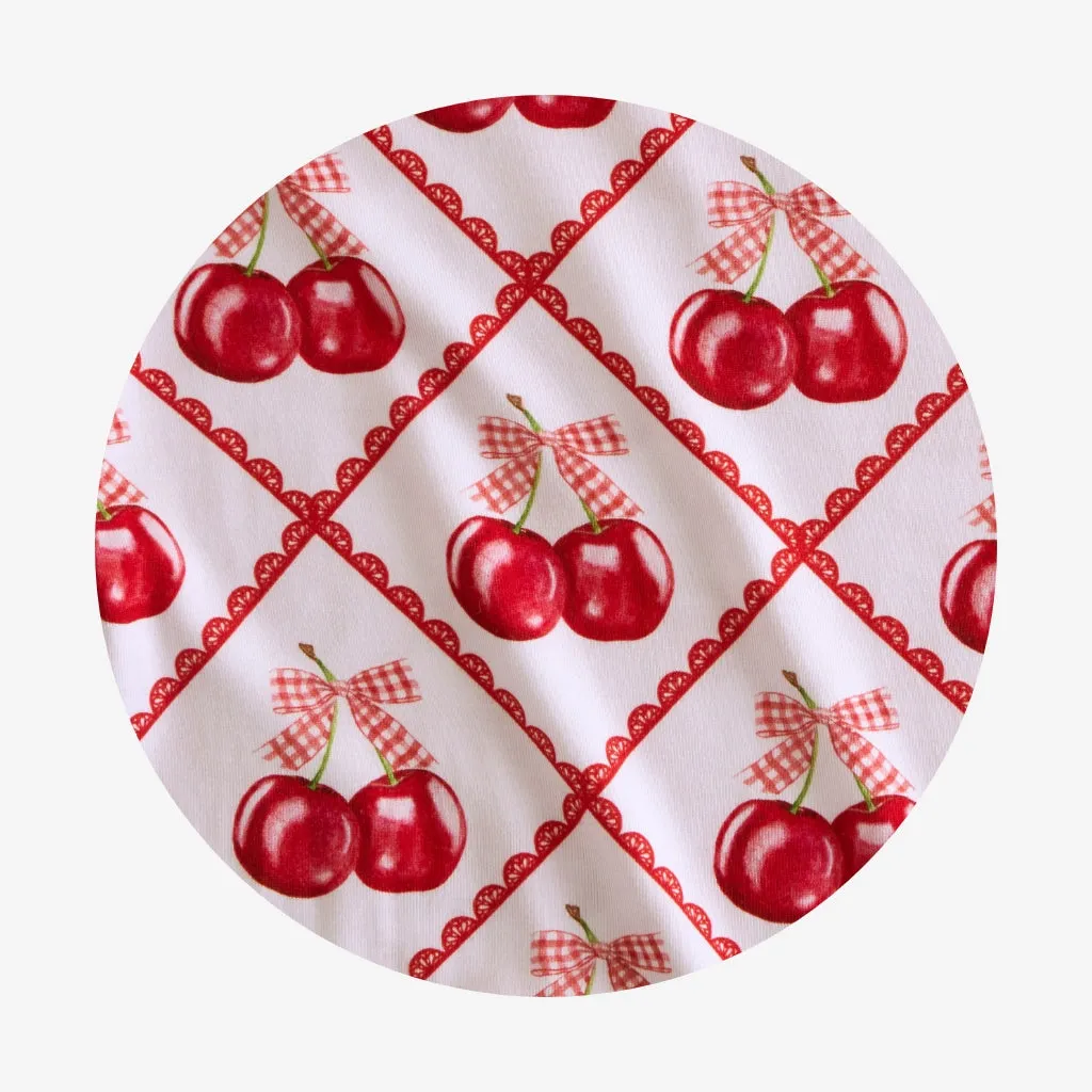 Cheryl & Watercolor Gingham Ruffled Luxe Patoo Blanket
