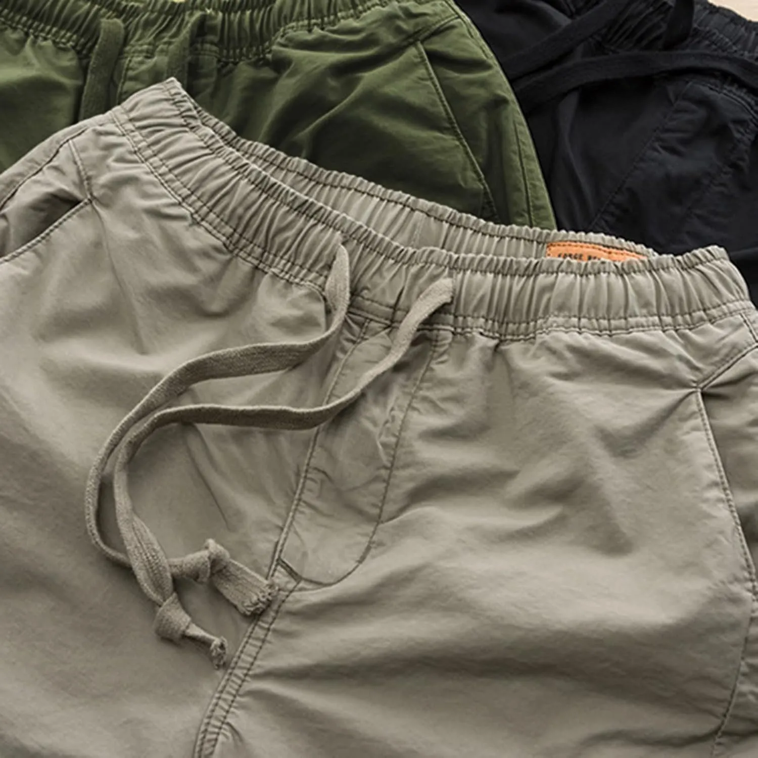 Chinos Pants Men Slim Fit Summer Men Fashion Sports Cargo Pants Straight Leg Loose Shorts Beach Pants