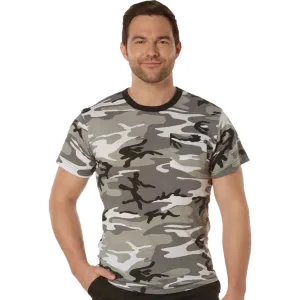 City Camo Cotton / Polyester Pocket T-Shirt