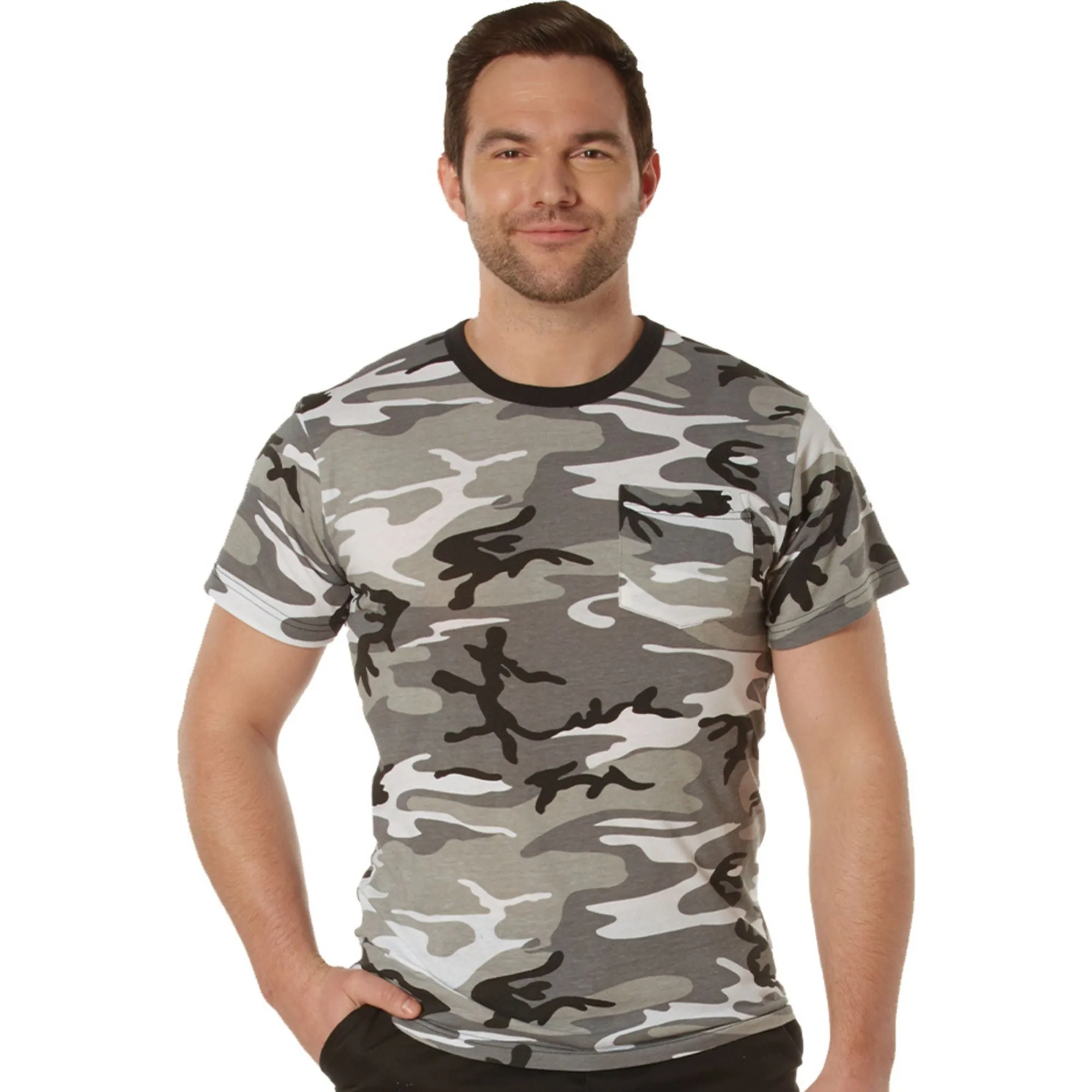 City Camo Cotton / Polyester Pocket T-Shirt