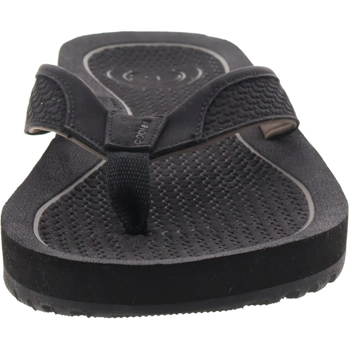 Cobian Mens DRT Textured Slip On Flip-Flops