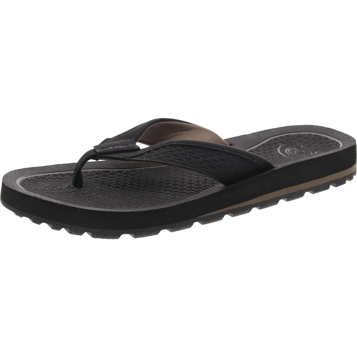 Cobian Mens DRT Textured Slip On Flip-Flops