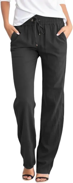 Corduroy Pleated Pants for Women Winter Crochet Sports Capris with Pockets Fleece Lined Water Resistant