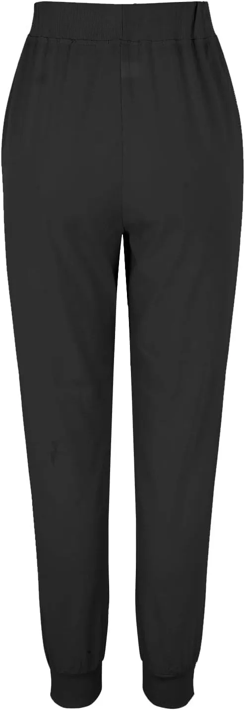 Corduroy Pleated Pants for Women Winter Crochet Sports Capris with Pockets Fleece Lined Water Resistant