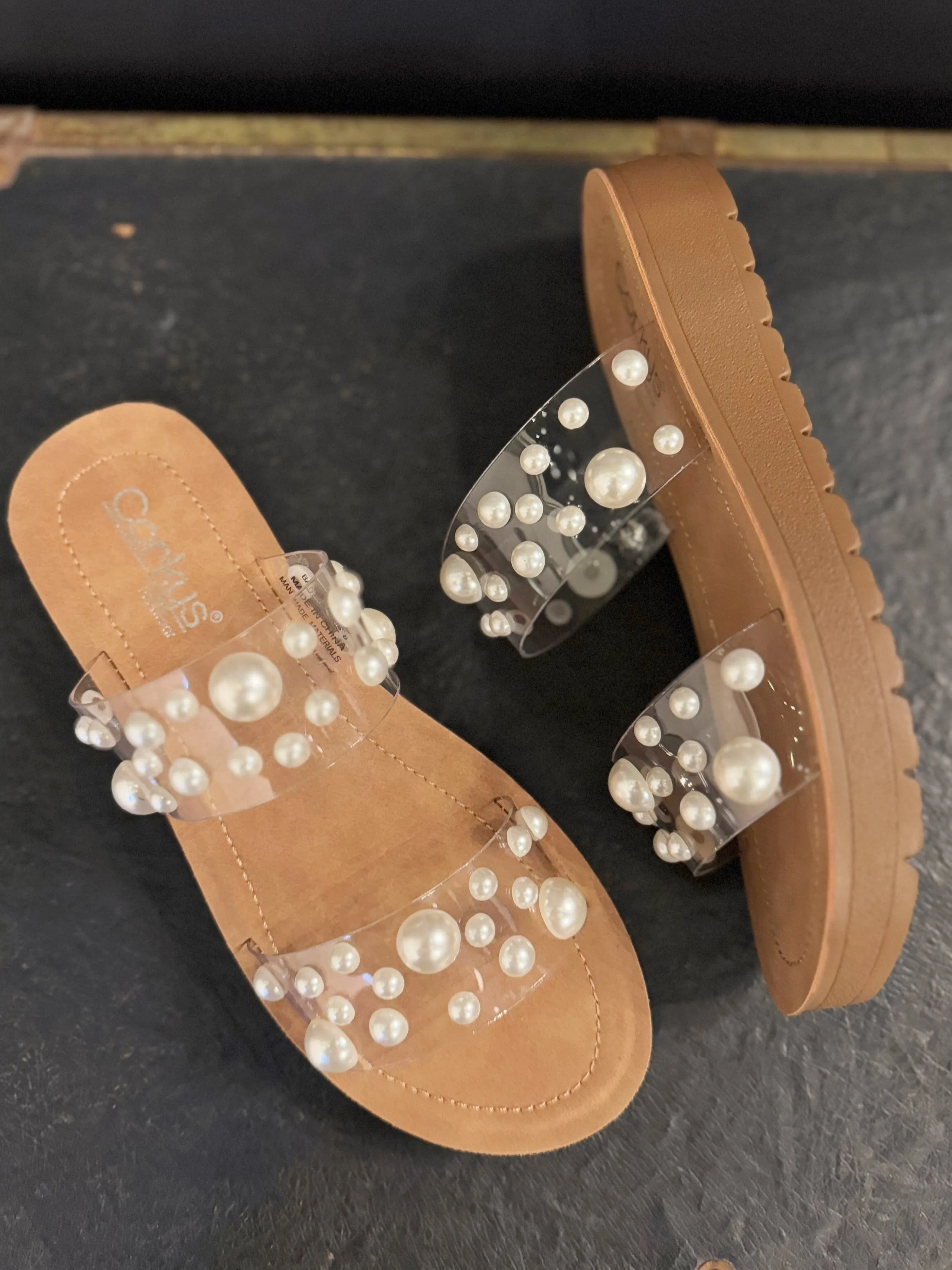Corkys Bad Romance Sandals In Clear