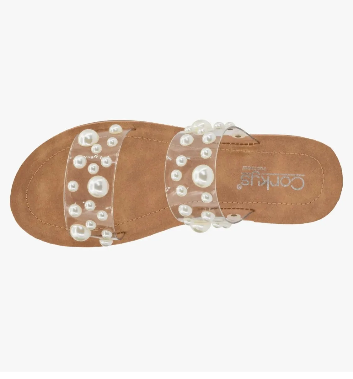 Corkys Bad Romance Sandals In Clear