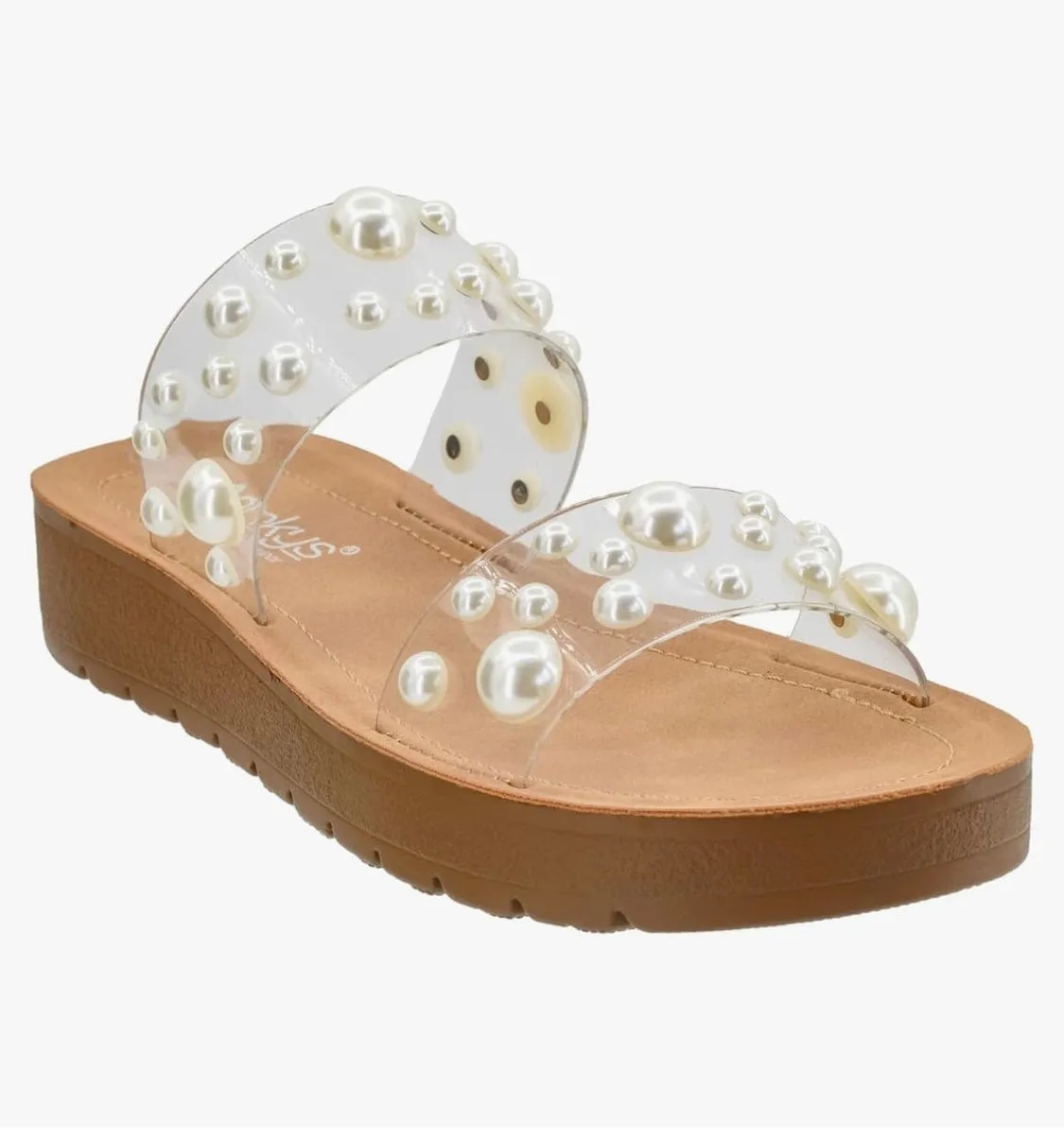 Corkys Bad Romance Sandals In Clear