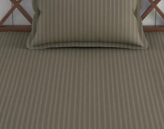 Cotton College/Hostel Bed Sizes Fitted Bedsheet with 1 Pillow Cover(100% Cotton & 200 TC)
