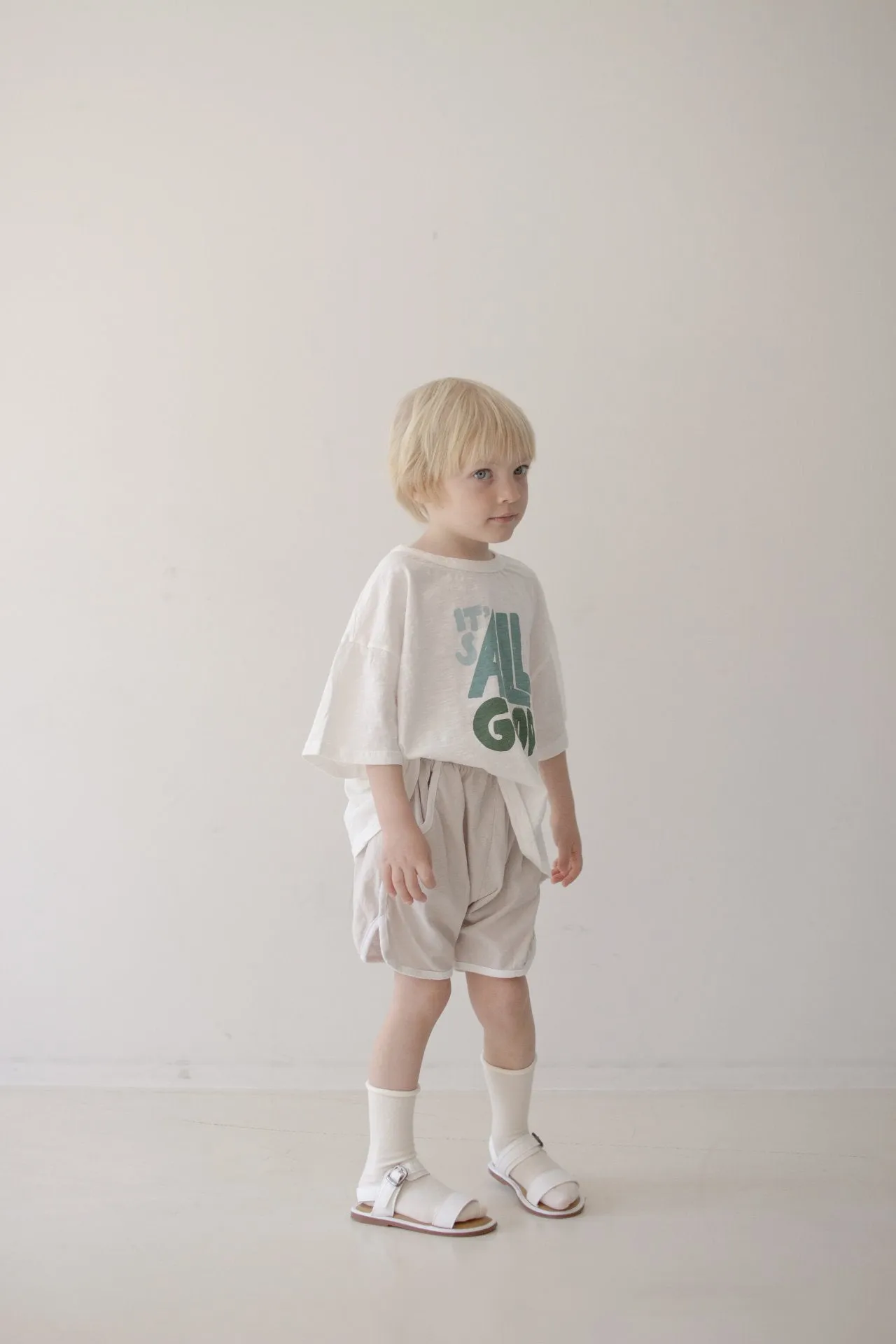Cotton Shorts | Beige