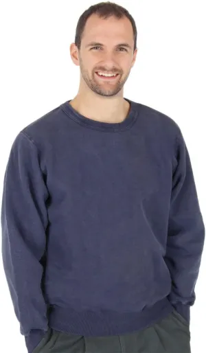 CottonMill Men's 100% Cotton Crew Sweatshirt - Heavyweight Cotton
