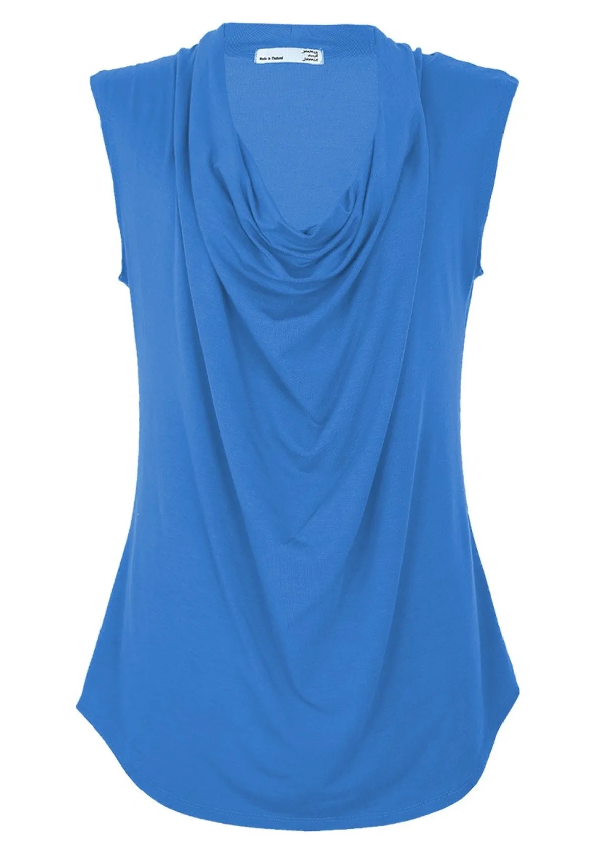 Cowl Neck Top Electric Blue
