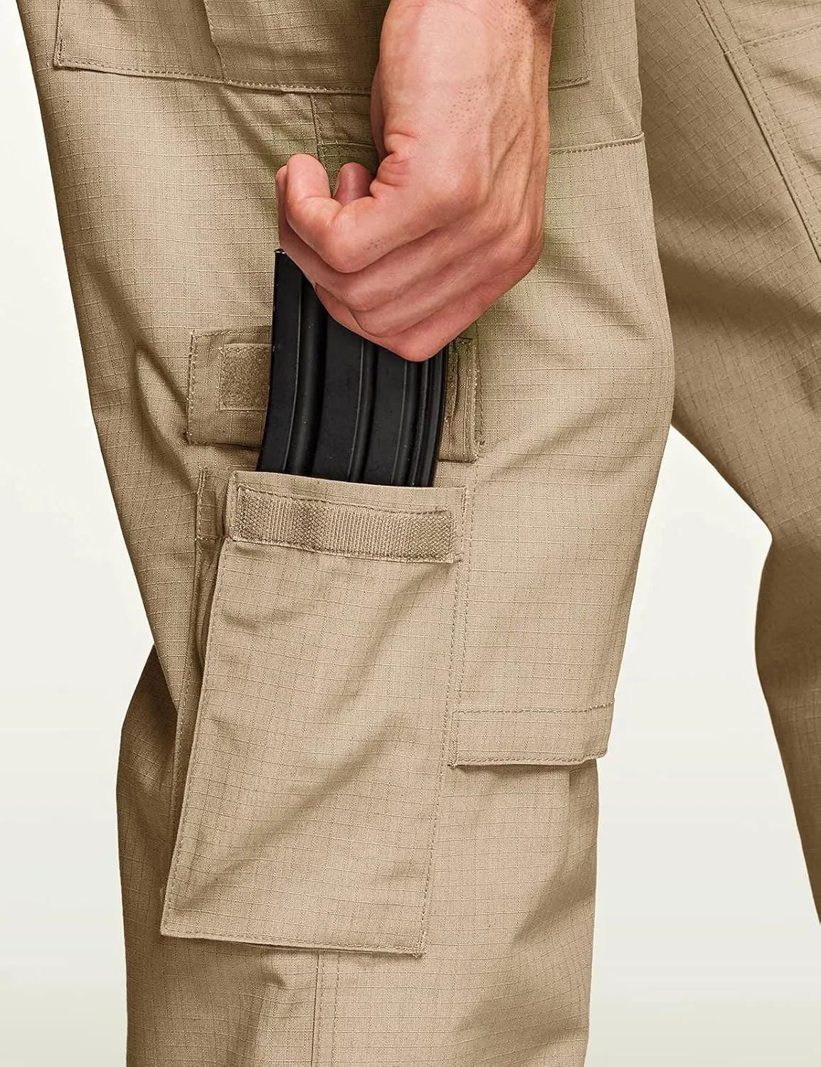 CQR Men's Tactical Combat Cargo Pants, Water Resistant Ripstop, Military Outdoor Hiking Work Apparel